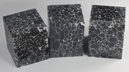Black With White Web Tru-Stone Block - 1.5